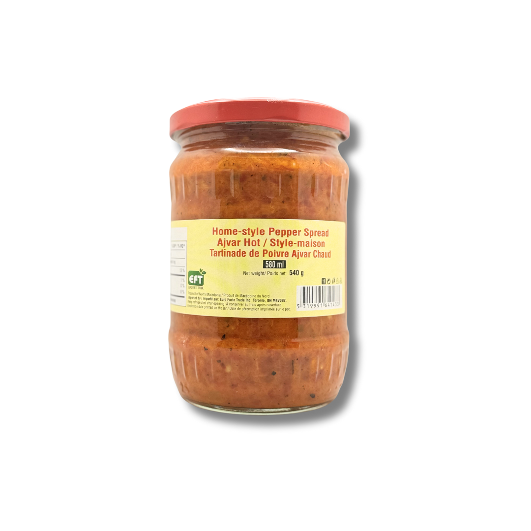 EFT Home-style Ajvar Hot 580 ml