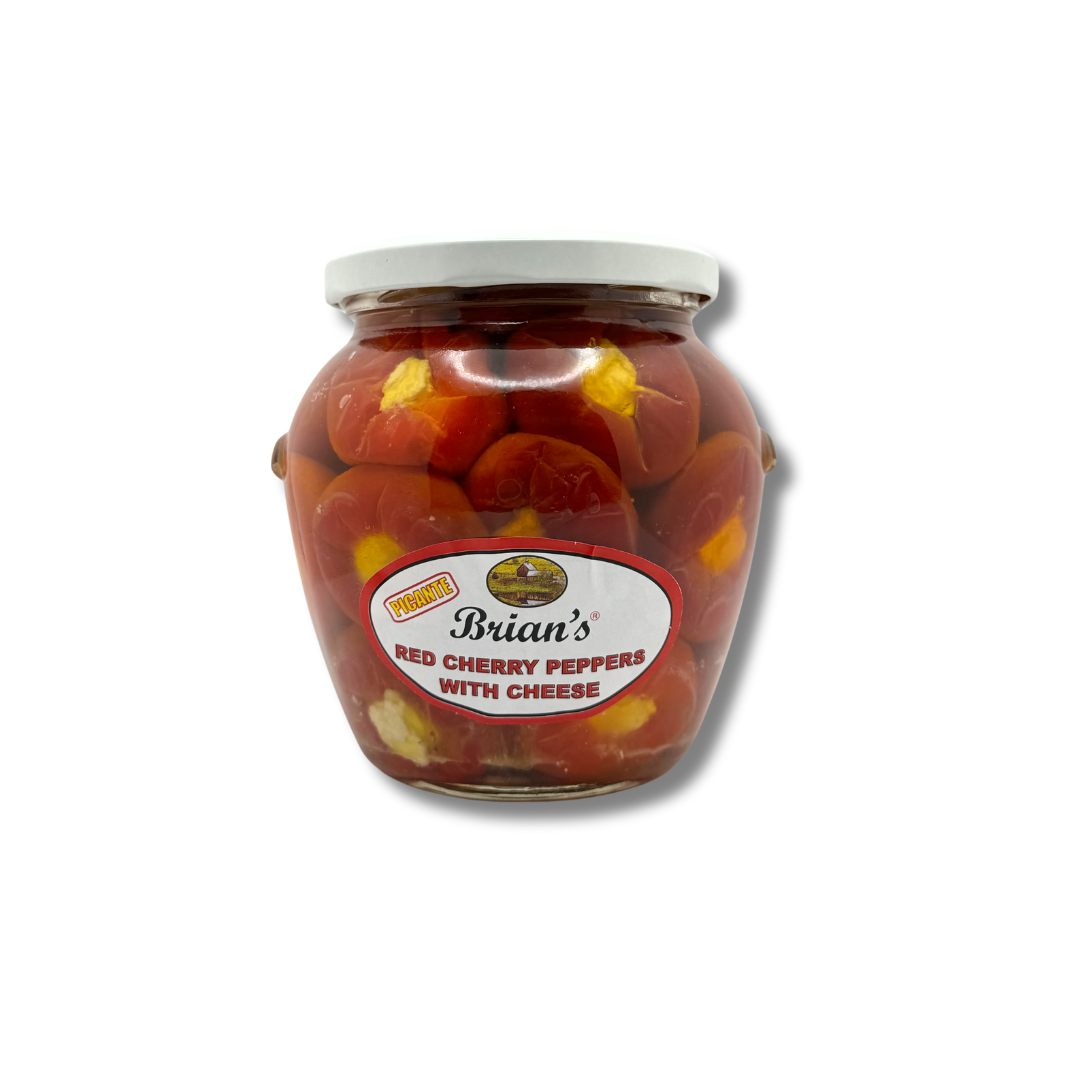 Brian's Red Cherry Peppers with Cheese Picante 550 g