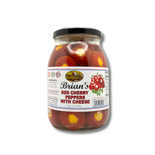 Brian's Red Cherry Peppers with Cheese 1000 g