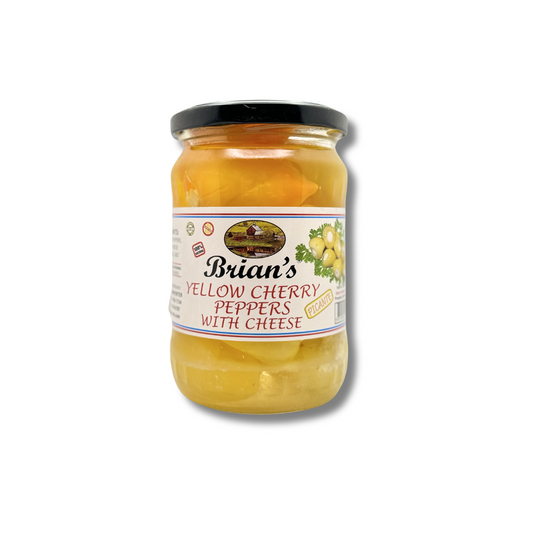 Brian's Yellow Cherry Peppers with cheese 580 g