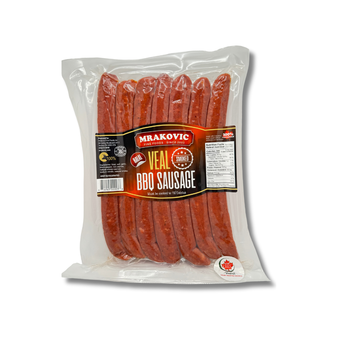 Smoked Veal BBQ Sausage(Local Delivery only)