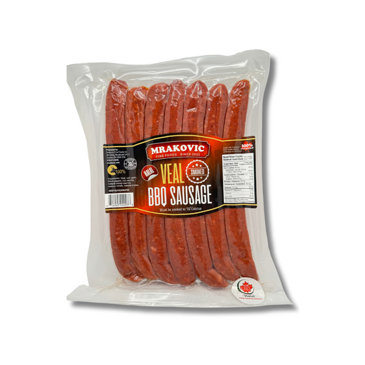 Smoked Veal BBQ Sausage(Local Delivery only)