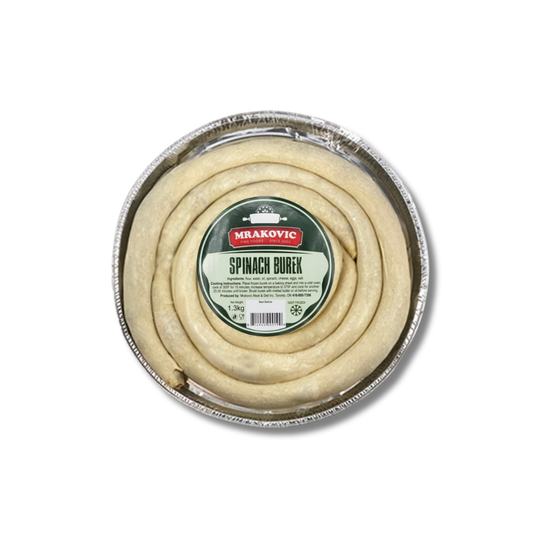 Medium Spinach & Cheese Burek (Round,Frozen) 1.3kg (Local delivery only)