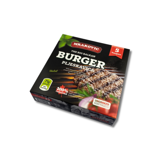 Mrakovic The Big Balkan Burger (Pljeskavica) 5 Pack