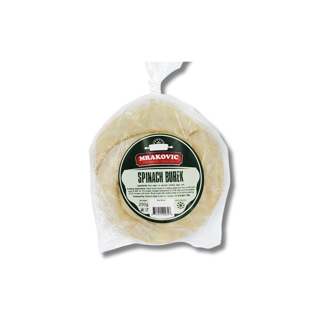 Small Spinach & Cheese Burek (Round,Frozen) 250g (Local delivery only)