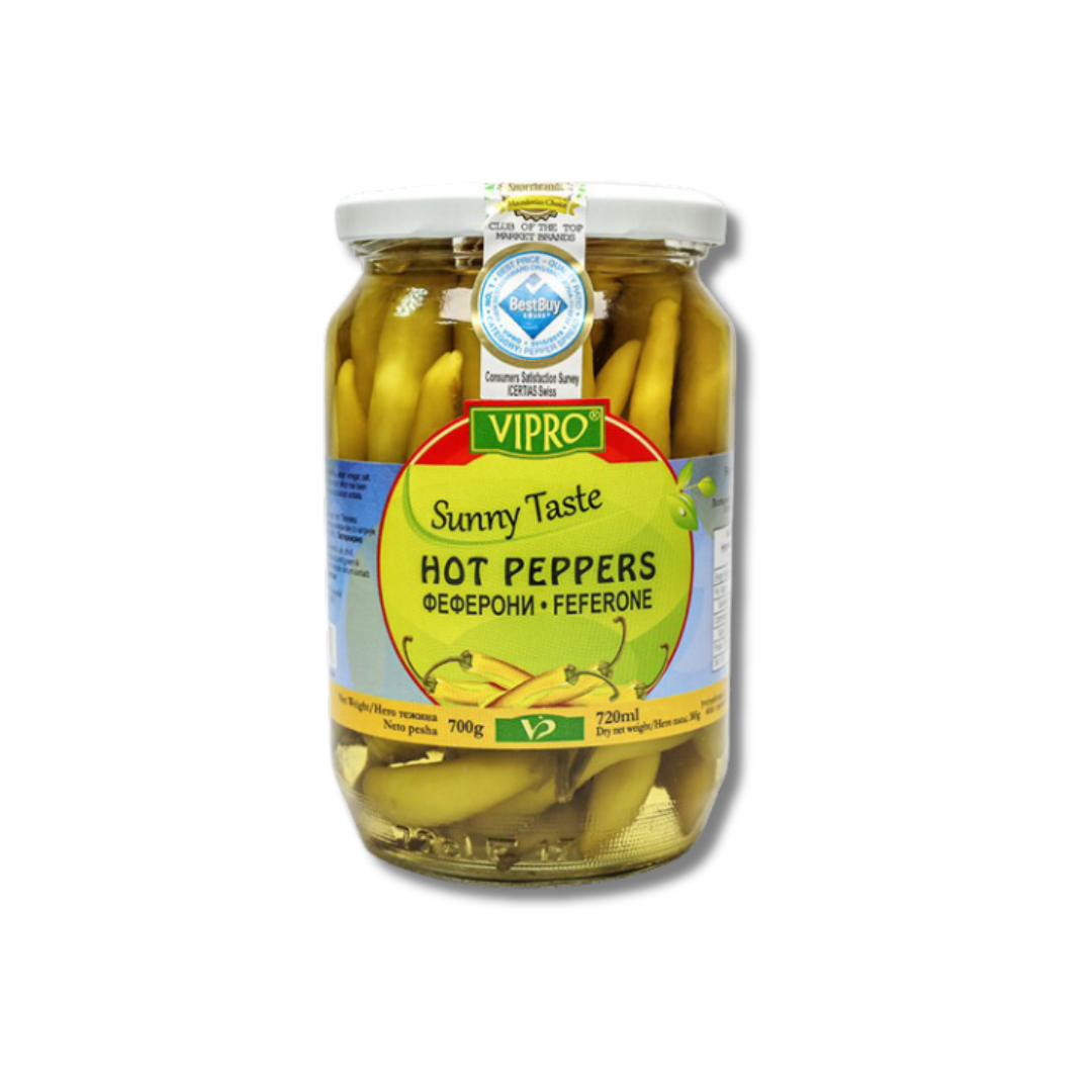 Feforoni Vipro Hot Peppers - Feferoni 700g – Mrakovic Fine Foods