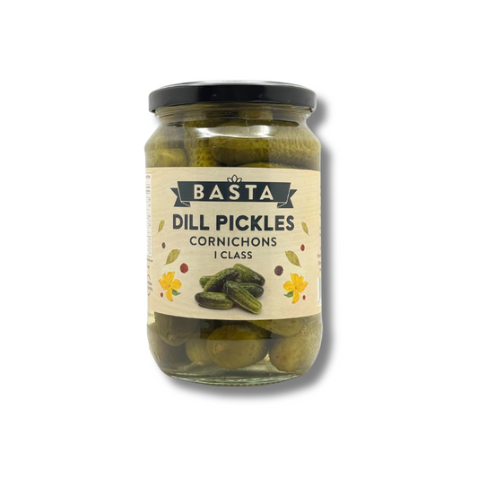 Basta Dill Pickles Cornichons 720 ml