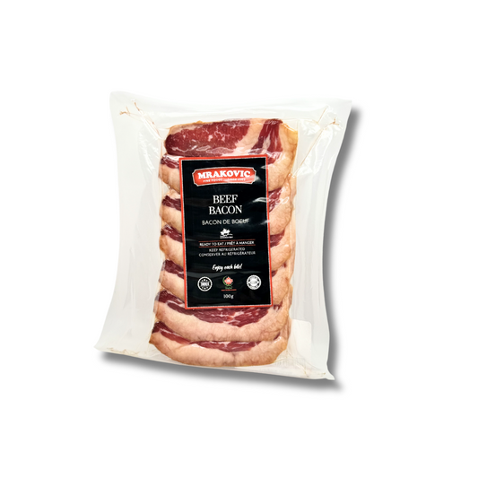Mrakovic Beef Bacon Sliced 100 g